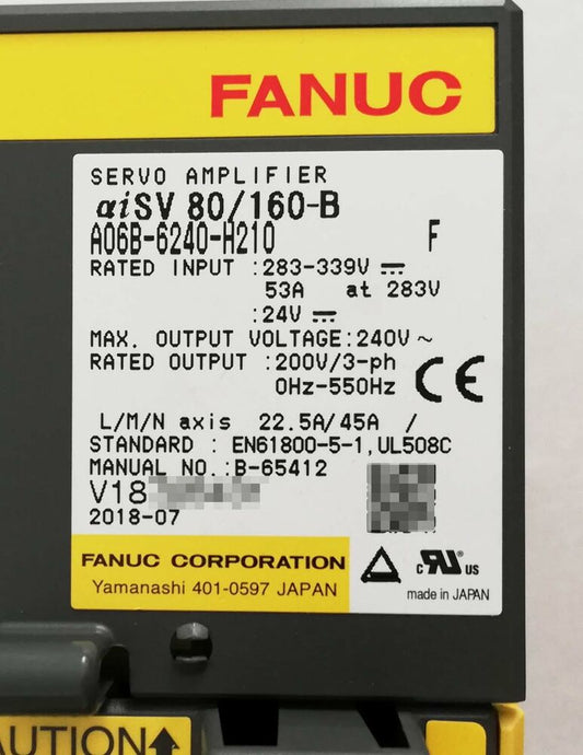 FANUC A06B-6240-H210 Servo Amplifier FANUC A06B6240H21 New In Box UPS / DHL / Fedex