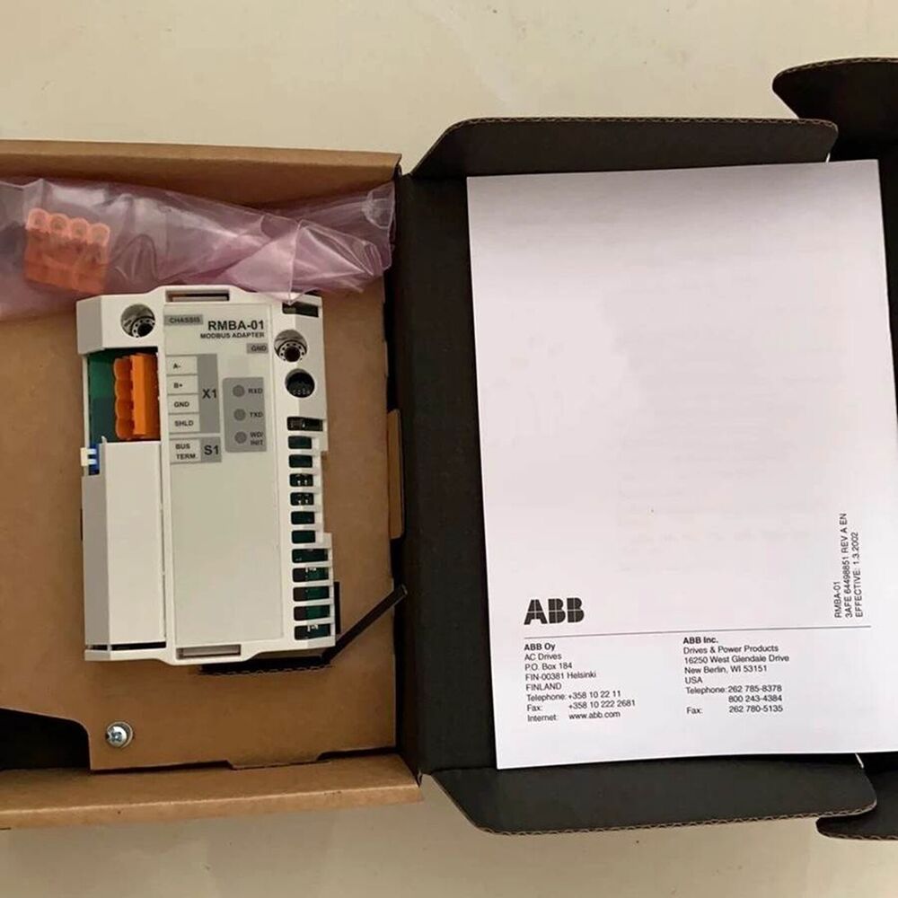 NEW ABB RMBA-01 Communication Adapter DHL / UPS / FedEx