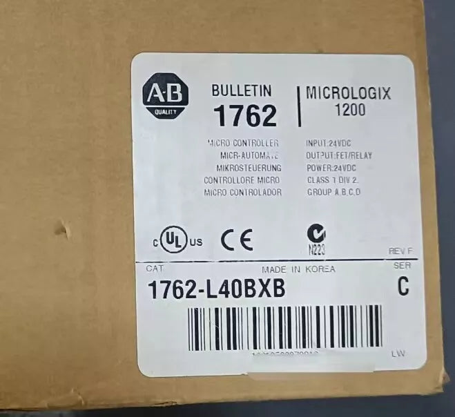 2023 Allen Bradley 1762-L40BXB MicroLogix 1200 40 Point Controller 1762-L40BXB DHL / UPS / FedEx