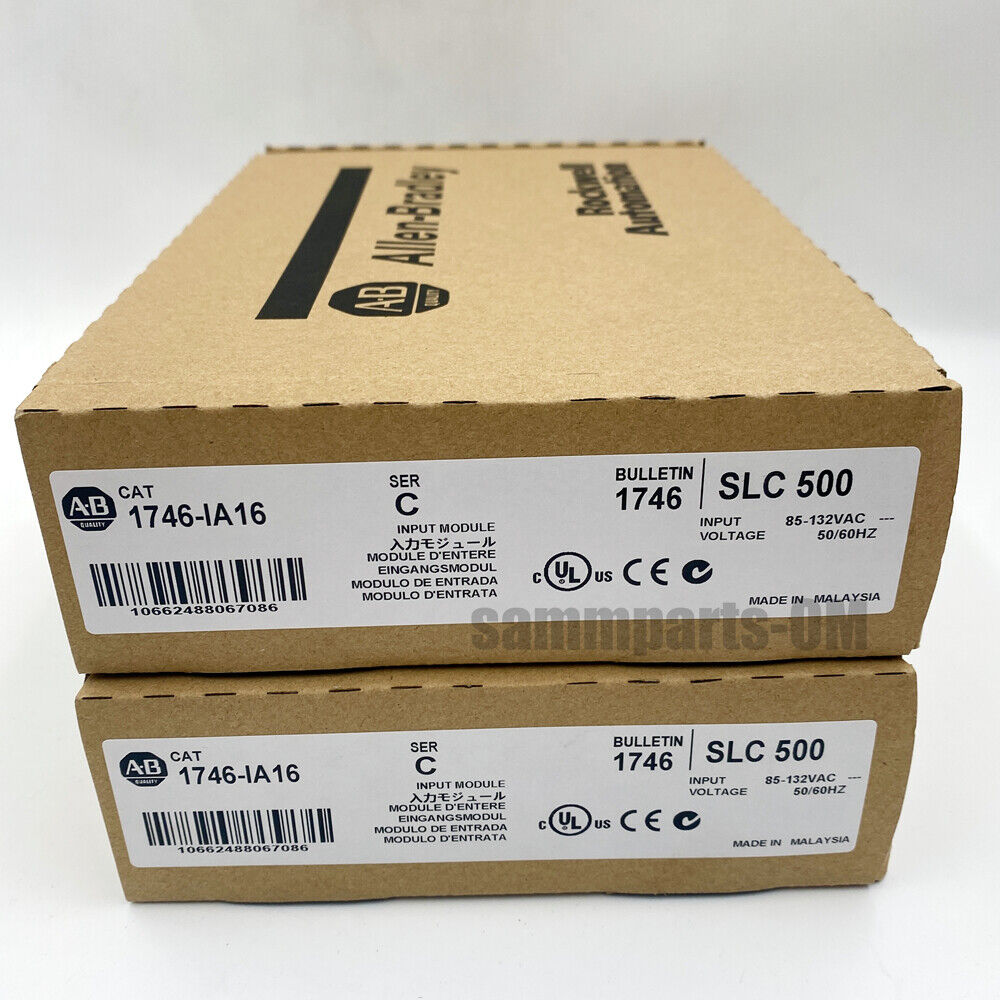 2023 Surplus Sealed Allen Bradley 1746-IA16 1746-1A16 Ser C SLC 500 Input Module UPS / DHL / Fedex