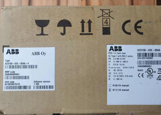 ONE NEW ABB ACS150-03E-05A6-4 2.2KW Inverter Expedited Shipping