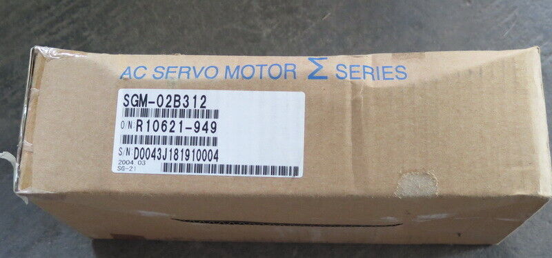 YASKAWA AC SERVO MOTOR SGM-02B312 SGM02B312 NEW ORIGINAL FREE EXPEDITED SHIPPING DHL / UPS / FedEx