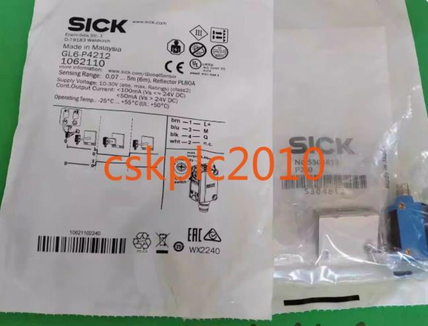 1PCS New original SICK photoelectric sensor GL6-P4212 1062110 in stock