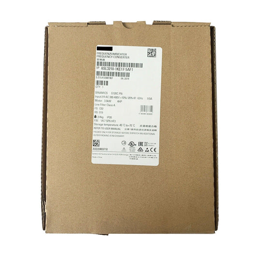 New Siemens 6SL3210-1KE17-5AF1 6SL3 210-1KE17-5AF1 G120C RATED POWER 3,0KW