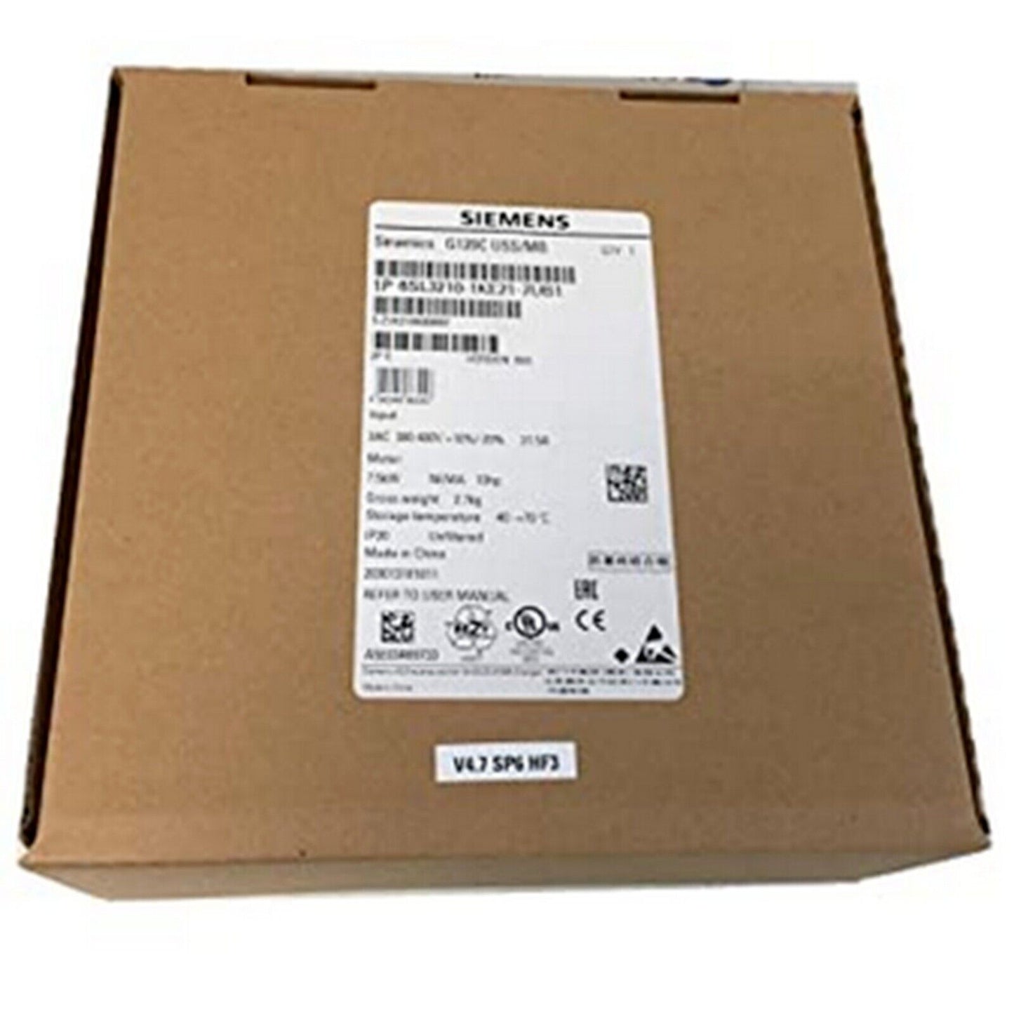 Siemens SINAMICS G120C 7.5KW Converter 6SL3210-1KE21-7UB1 6SL3 210-1KE21-7UB1