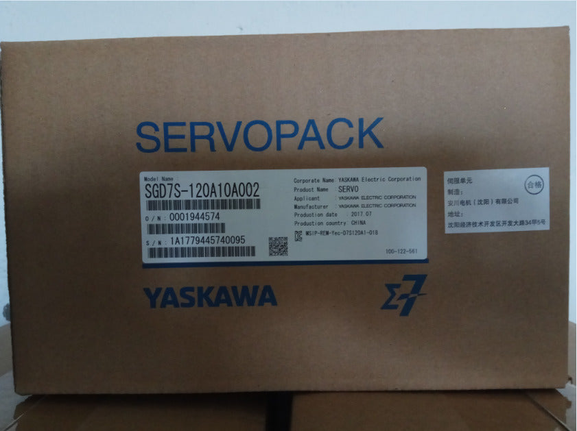 NEW YASKAWA SERVO DRIVER SGD7S-120A10A002 SGD7S120A10A002 FREE EXPEDITED SHIPING DHL / UPS / FedEx