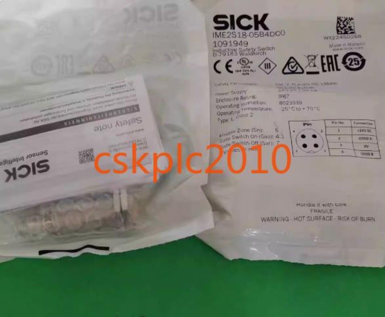 1PCS New original SICK proximity sensor 1091949 IME2S18-05B4DC0 in stock