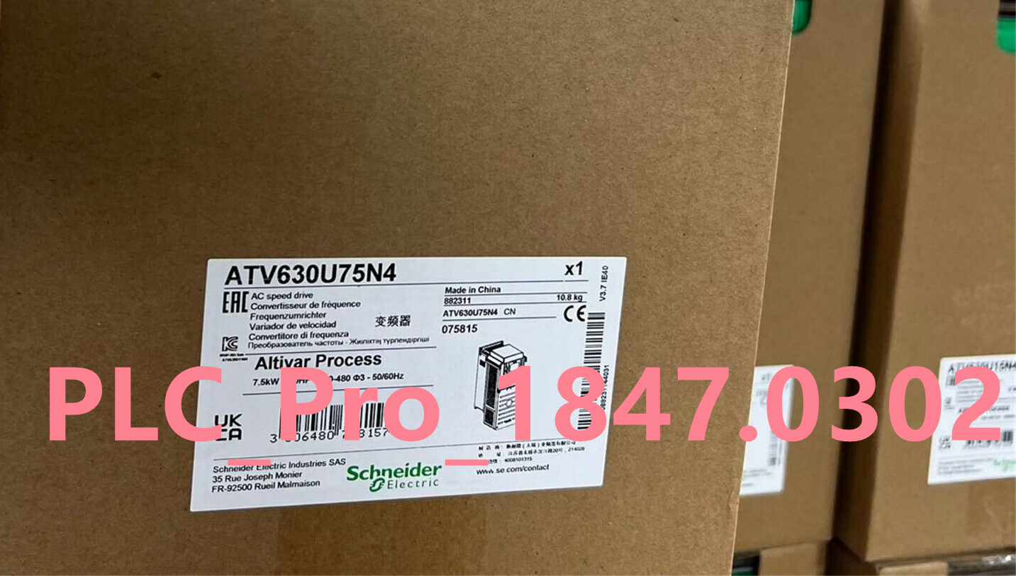 ATV630U75N4 1PC NEW Schneider ATV630U75N4 frequency converter 7.5KW Fast ship