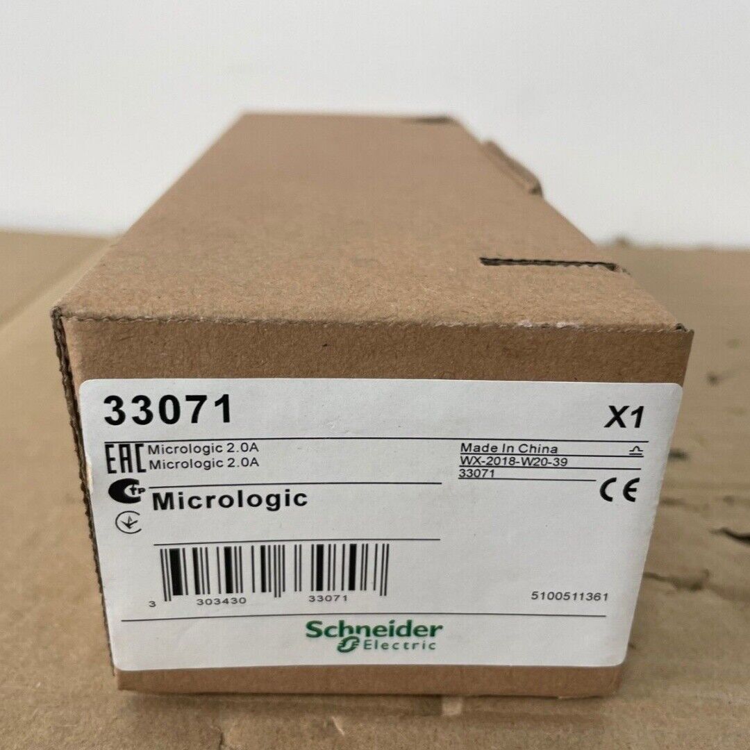 MICROLOGIC 2.0A Schneider Electric 33071 Control Unit Brand New Free Shipping UPS / DHL / Fedex