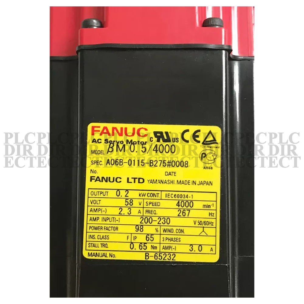 NEW Fanuc A06B-0115-B275#0008 AC Servo Motor