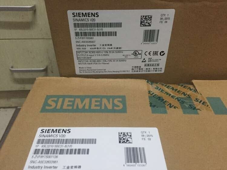 NEW SIEMENS 6SL3210-5BE31-8UV0 INVERTER 6SL32105BE318UV0 EXPEDITED SHIPPING DHL / UPS / FedEx