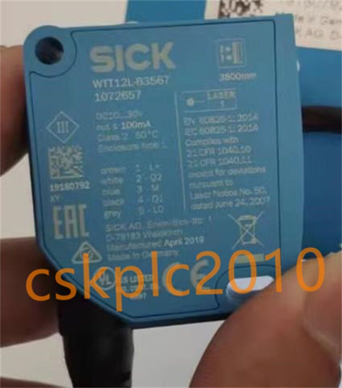 1 PCS NEW IN BOX SICK Laser sensors WTT12L-B3567 1072657