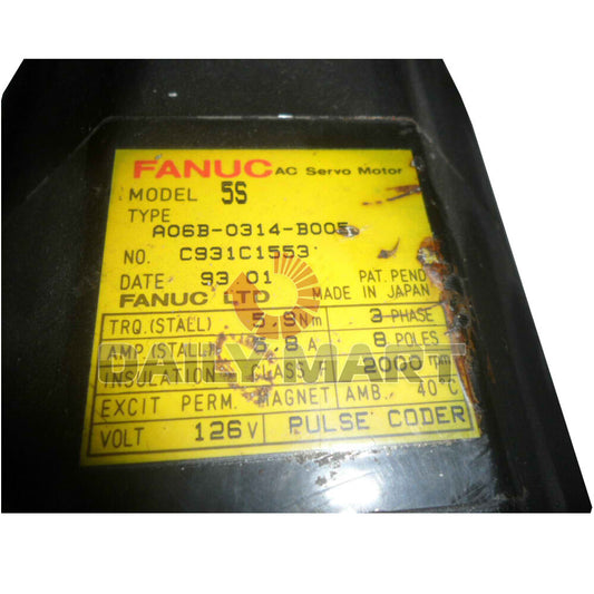 Used Fanuc A06B-0314-B005