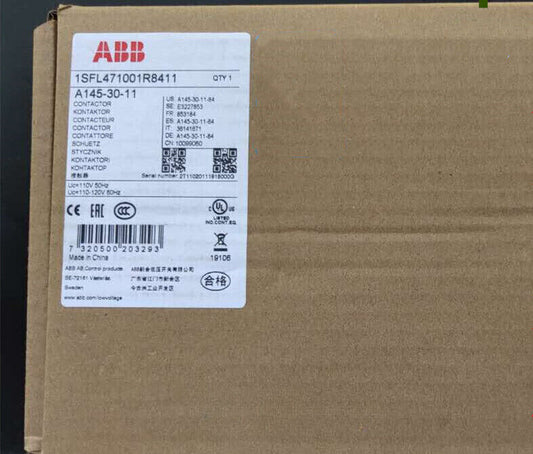 ABB A145-30-11 AC Contactor Fast Free Shipping New In Box UPS / DHL / Fedex