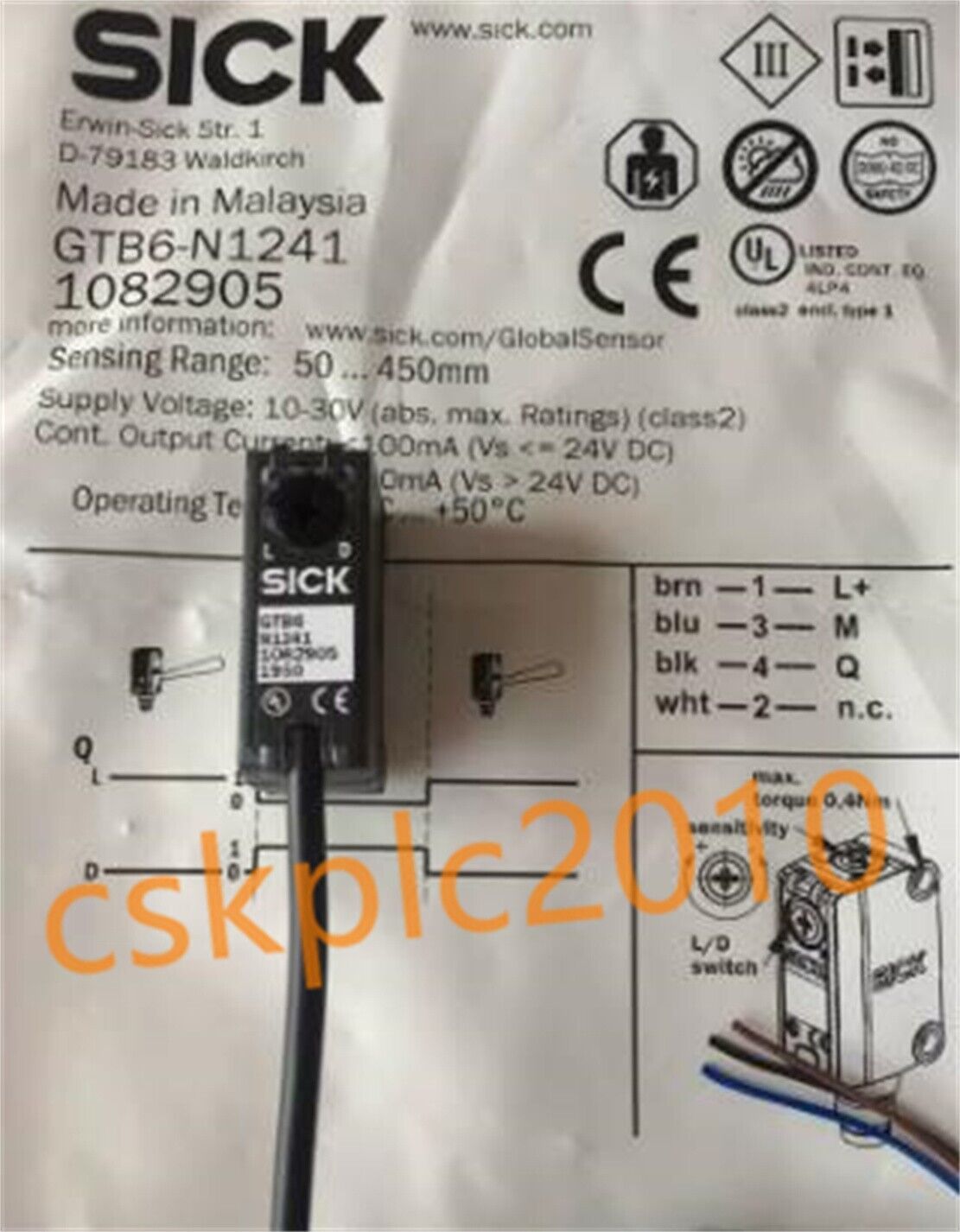 1 PCS NEW IN BOX SICK Photoelectric switch GTB6-N1241