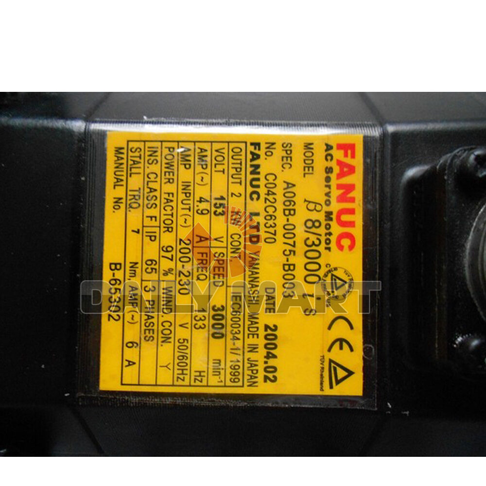 Used FANUC A06B-0075-B003