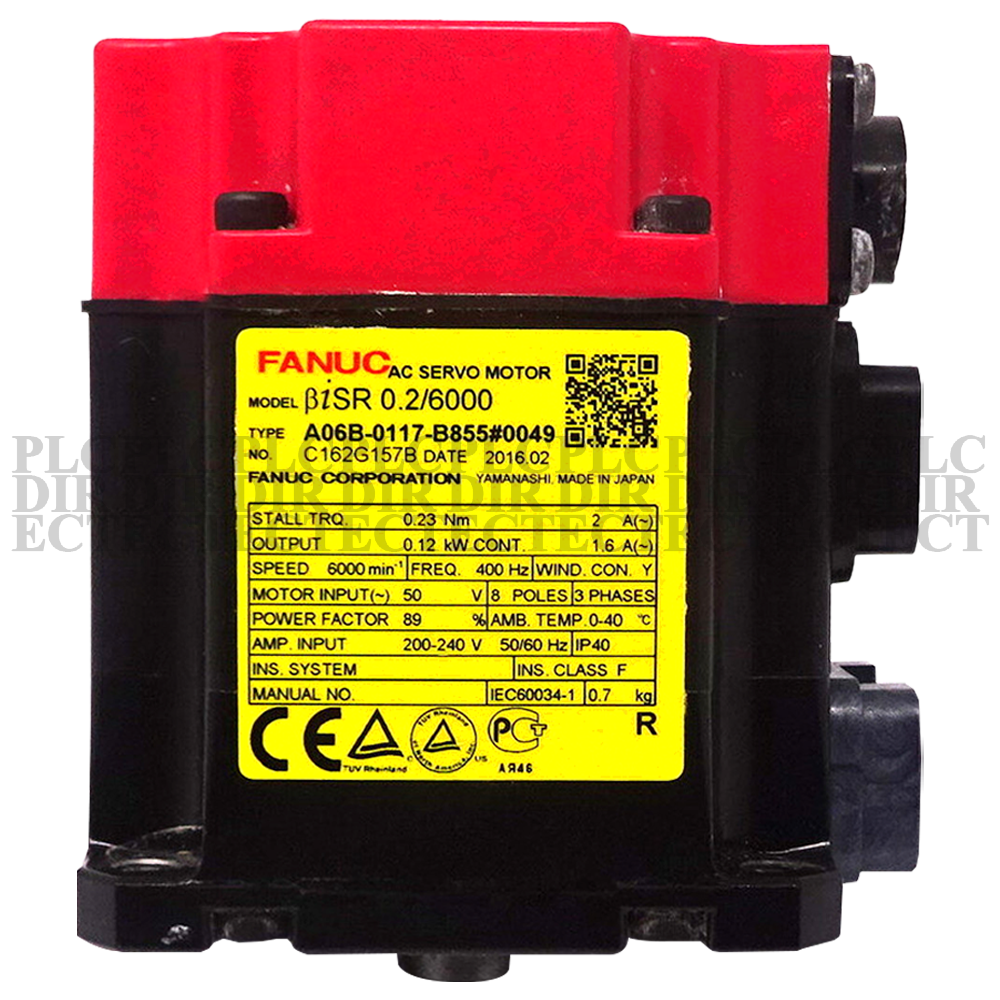 NEW Fanuc A06B-0117-B855#0049 AC Servo Motor