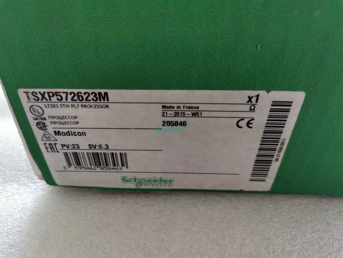 1PC New Schneider TSXP572623M Module PLC TSX P572623M Expedited Shipping DHL / UPS / FedEx