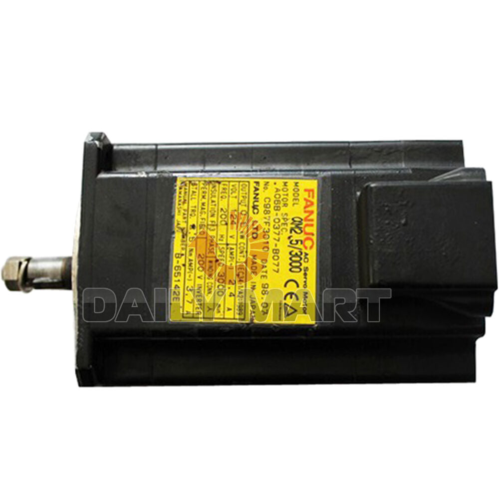 Used FANUC A06B-0377-B077 SERVO MOTOR