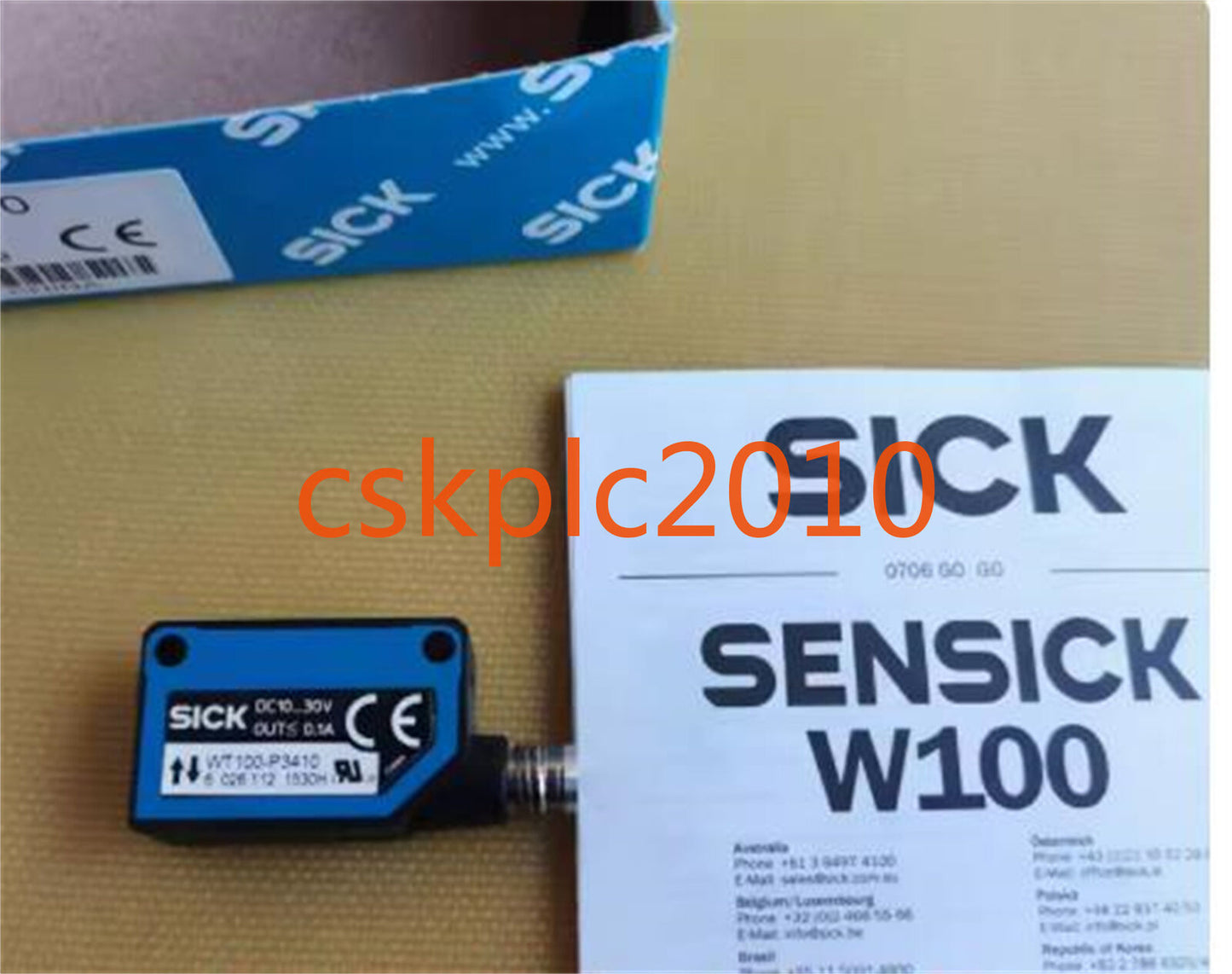 1PCS NEW IN BOX SICK Sensor WT100-P3410 6026112