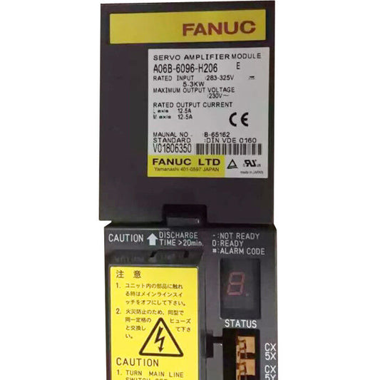 NEW ORIGINAL FANUC SERVO AMPLIFIER MODULE A06B-6096-H206 FREE EXPEDITED SHIPPINGDHL / UPS / FedEx