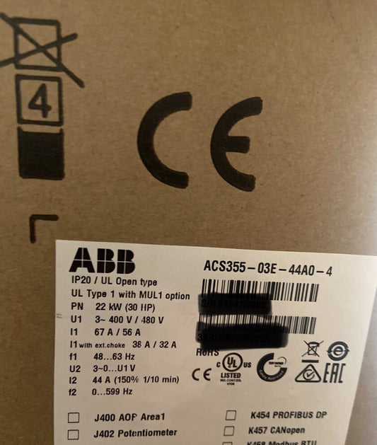 ACS355-03E-44A0-4 ABB Inverter micro drive Brand new Fast delivery DHL/FedEx#1