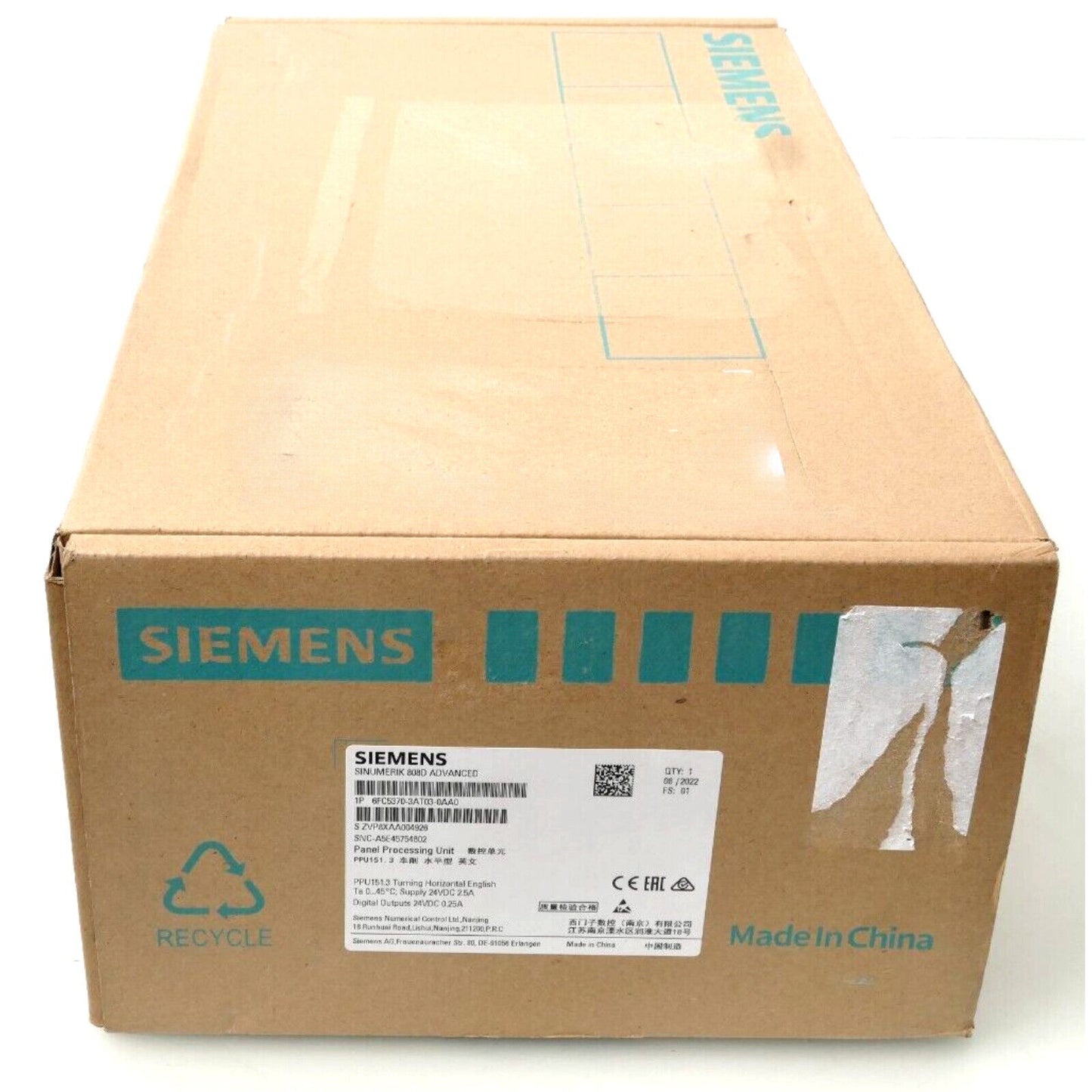 New SIEMENS 6FC5370-3AT03-0AA0 SINUMERIK 808D 6FC 5370-3AT03-0AA0 FAST SHIPPING