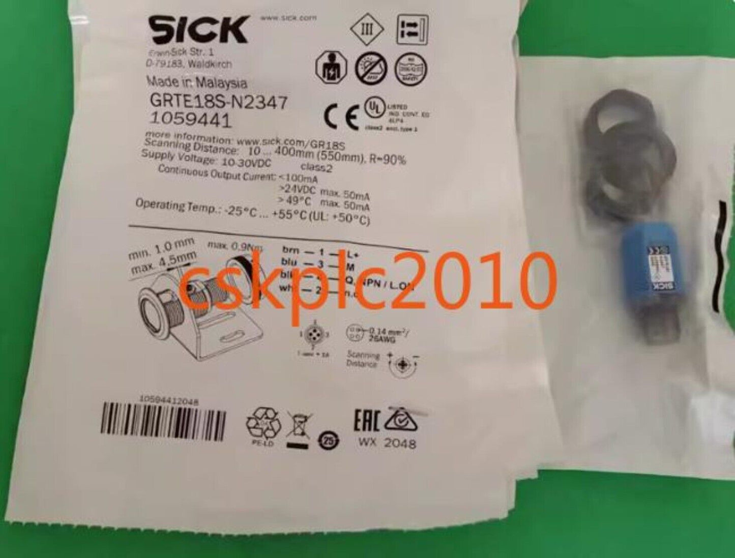 1PCS New original SICK photoelectric sensor GRTE18S-N2347 1059441 in stock