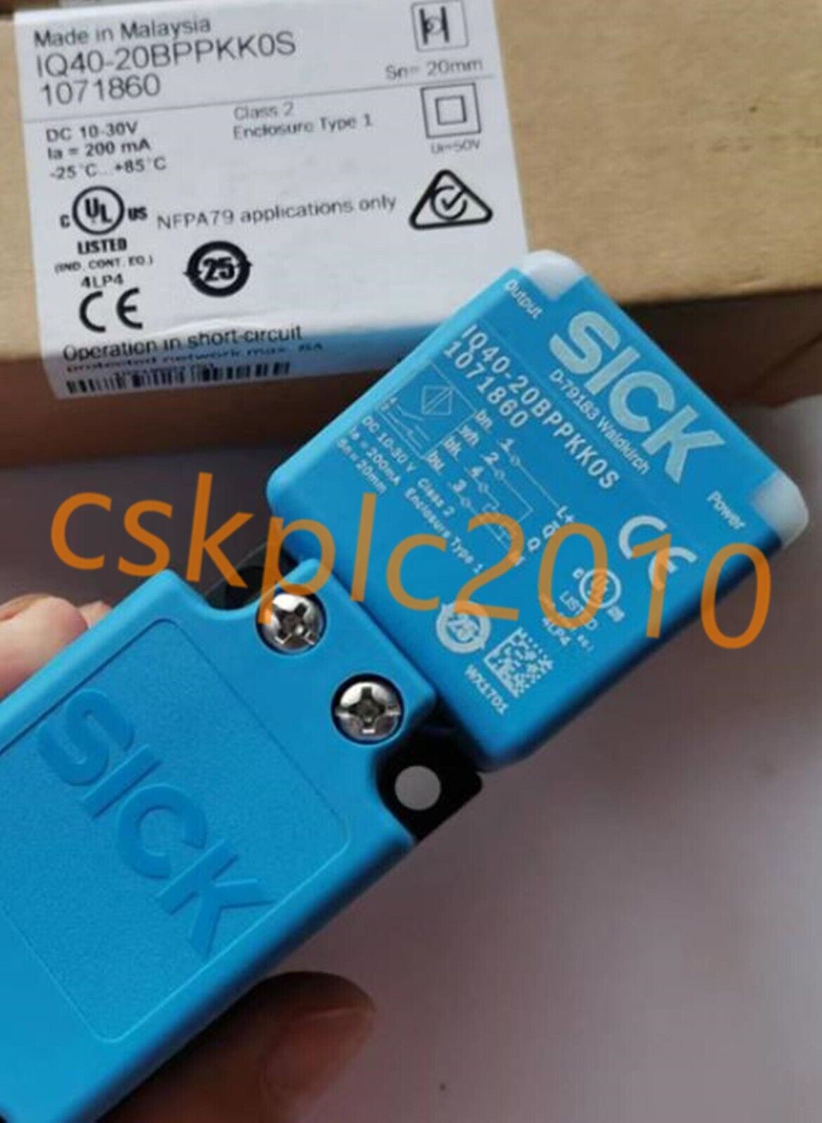 1 PCS NEW IN BOX SICK Proximity Switch sensor IQ40-20BPPKK0S 1071860