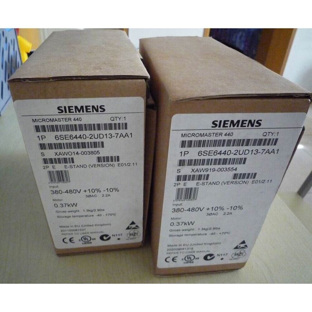 New Siemens 6SE6440-2UD13-7AA1 6SE6 440-2UD13-7AA1 MICROMASTER440 without filter