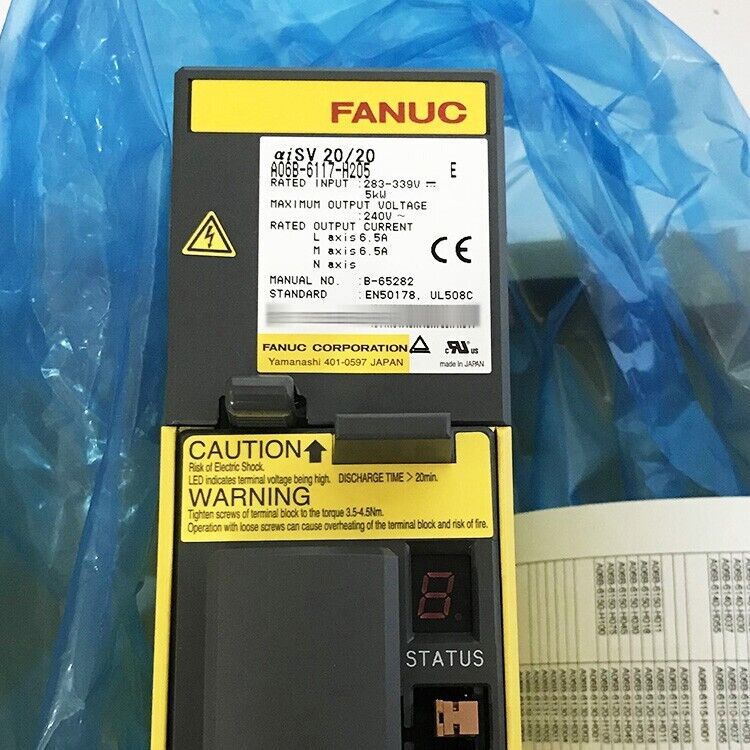 NEW IN BOX FANUC A06B-6117-H205 SERVO AMPLIFIER A06B6117H205 EXPEDITED SHIPPING DHL / UPS / FedEx