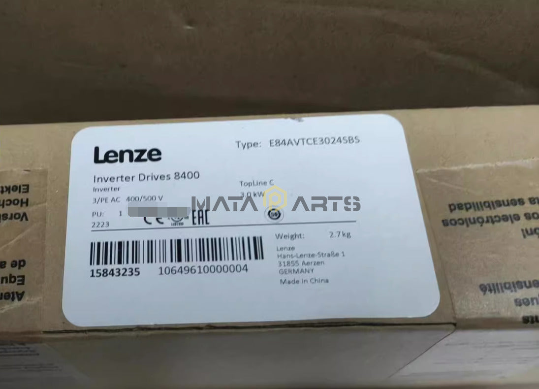 NEW ONE LENZE E84AVTCE3024SBS Inverter Drives 8400 Inverter 3.0KW