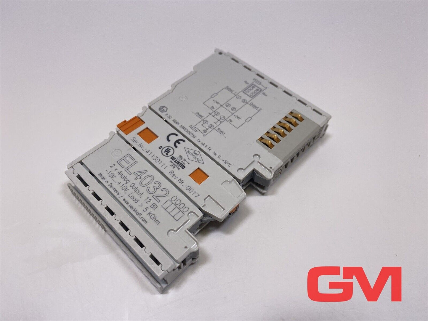 Beckhoff Analogausgangsmodul EL4032 Output Module Ethercat - Terminal 2-Kanal 12