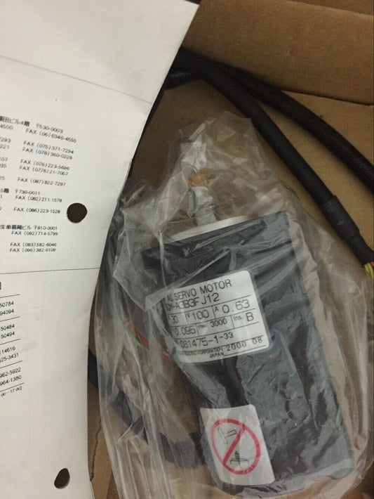 1PC YASKAWA AC SERVO MOTOR SGM-A3B3FJ12 NEW ORIGINAL FREE EXPEDITED SHIPPING DHL / UPS / FedEx