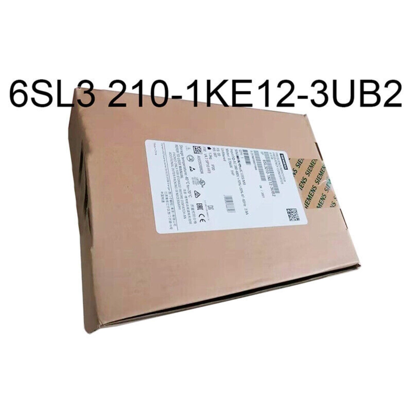 New Siemens 6SL3210-1KE12-3UB2 G120C RATED POWER 0,75KW 6SL3 210-1KE12-3UB2