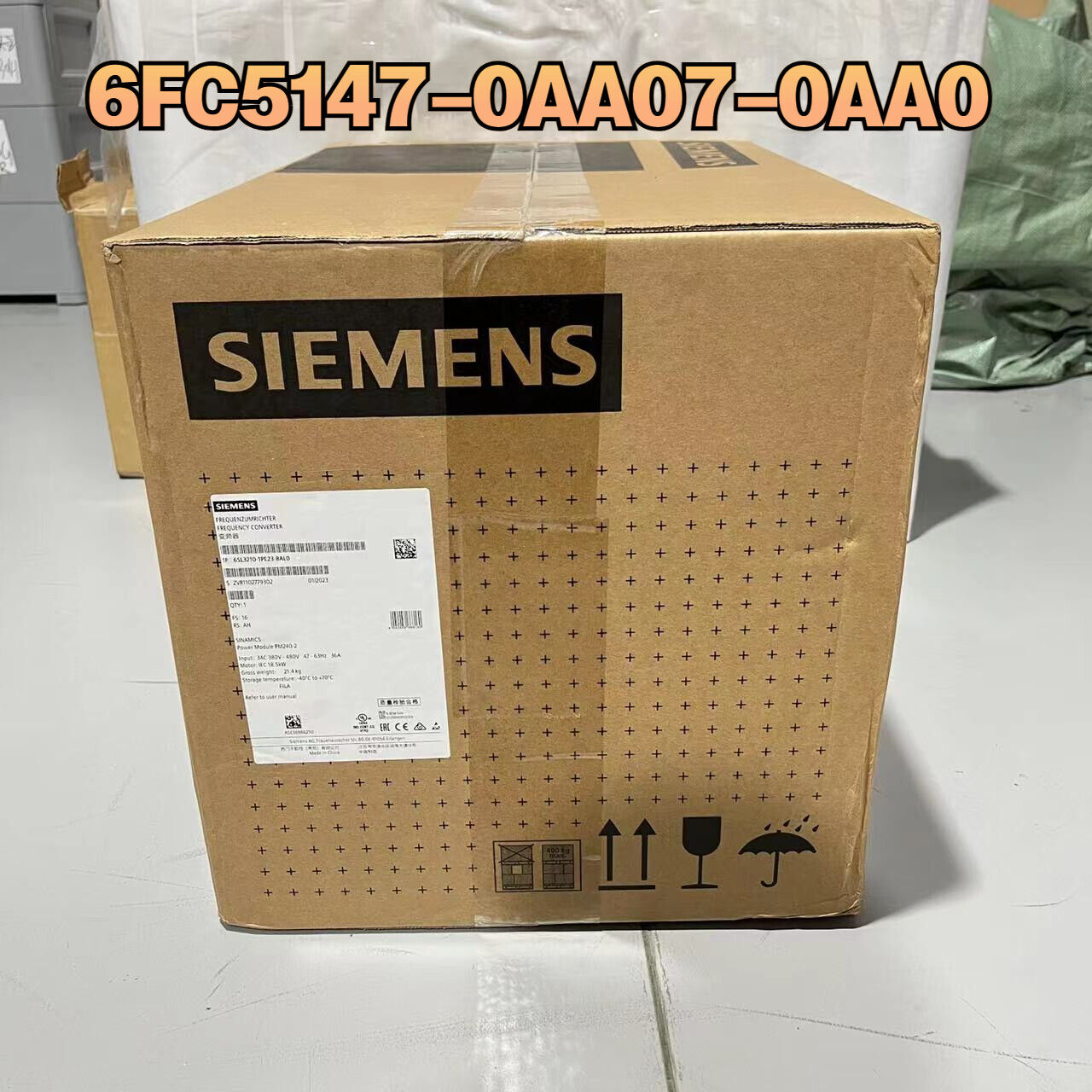 New Siemens 6FC5147-0AA07-0AA0 SINUMERIK 840C/840CE FAN INSERT COMPLETE 1.5W