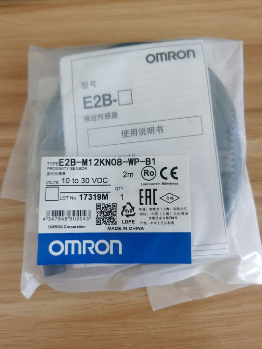 New Omron E2B-M12KN08-WP-B1 Proximity Switch Sensor Free Shipping 1PC DHL / UPS / FedEx