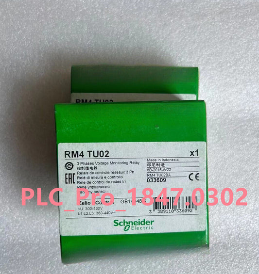 RM4TU02 1PC Brand New Schneider RM4TU02 3-phase Control Relay Fast delivery