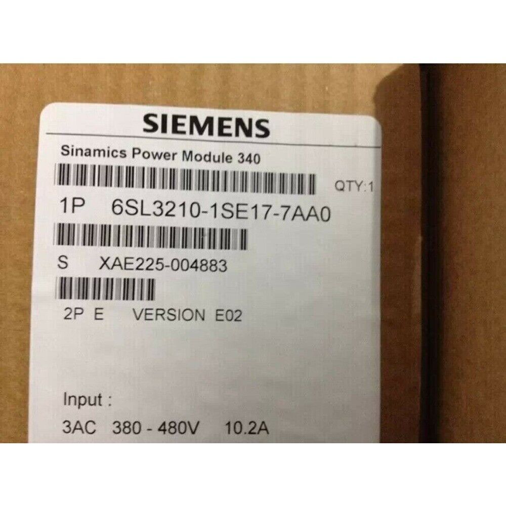 New Siemens  S120 converter Power Module  6SL3210-1SE17-7AA0 6SL3 210-1SE17-7AA0