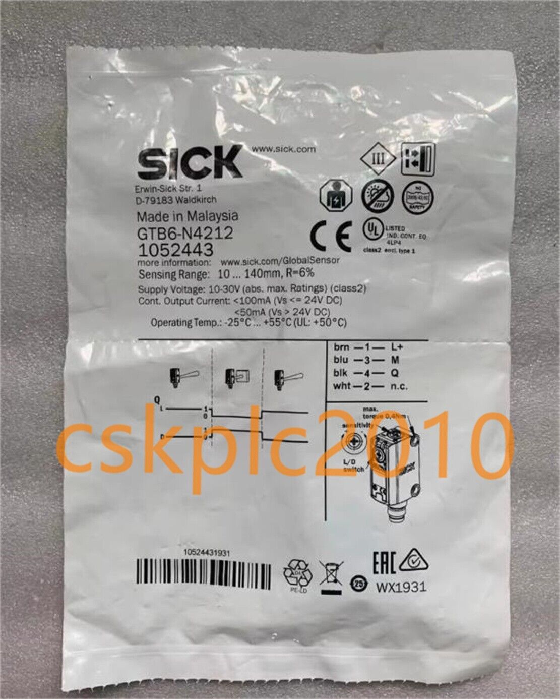 1 PCS NEW IN BOX SICK Sensors GTB6-N4212 1052443