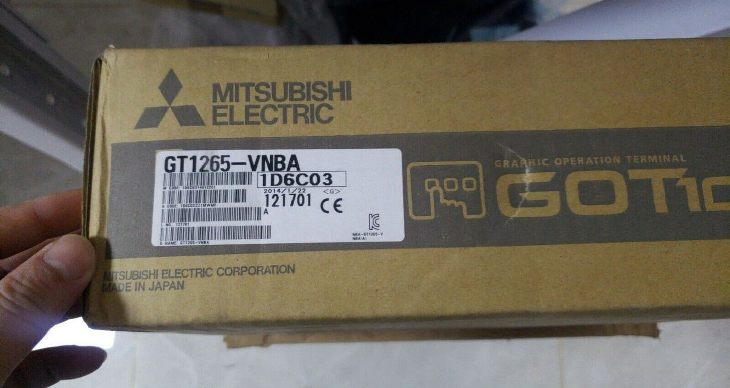 1PC NEW MITSUBISHI TOUCH PANEL GT1265-VNBA GT1265VNBA FREE EXPEDITED SHIPPING DHL / UPS / FedEX