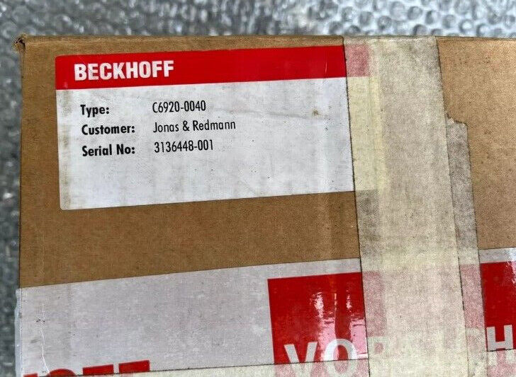 Brand New Beckhoff C6920-0040 Control Cabinet Industrial PLC PC Module Free Ship UPS / DHL / Fedex