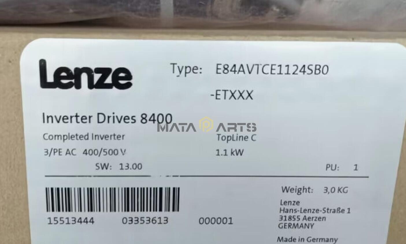 1PC new Lenze E84AVTCE1124SB0-ETXXX Inverter