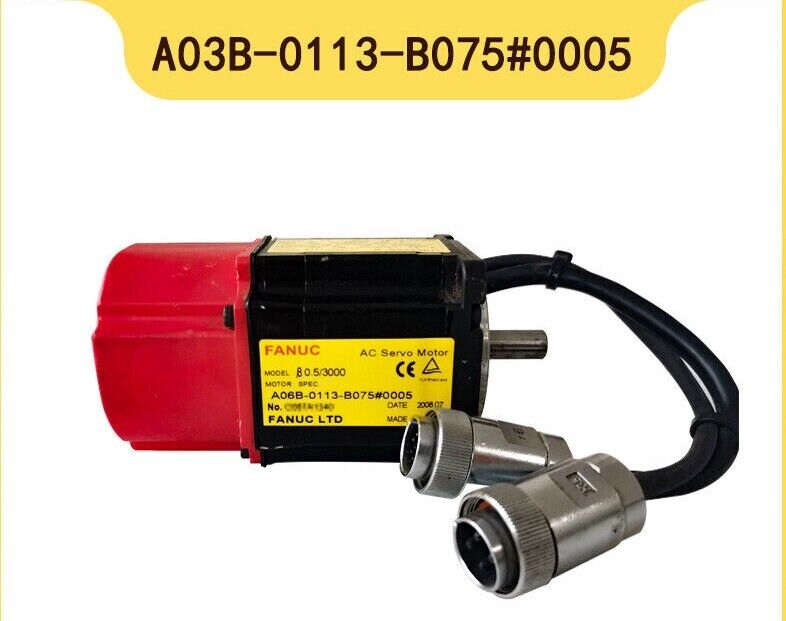 NEW IN BOX FANUC A06B-0113-B075#0005 SERVO MOTOR A06B0113B075#0005 FREE SHIPPINGDHL / UPS / FedEx