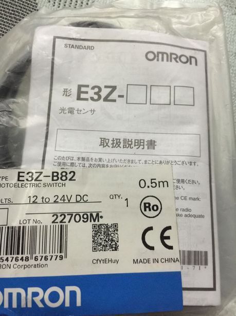 New Omron E3Z-B82 Photoelectric Switch E3ZB82 Free Shipping 1PC DHL / UPS / FedEx