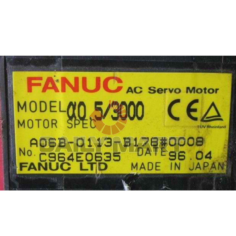 Used FANUC AC SERVO MOTOR A06B0113B178 A06B-0113-B178