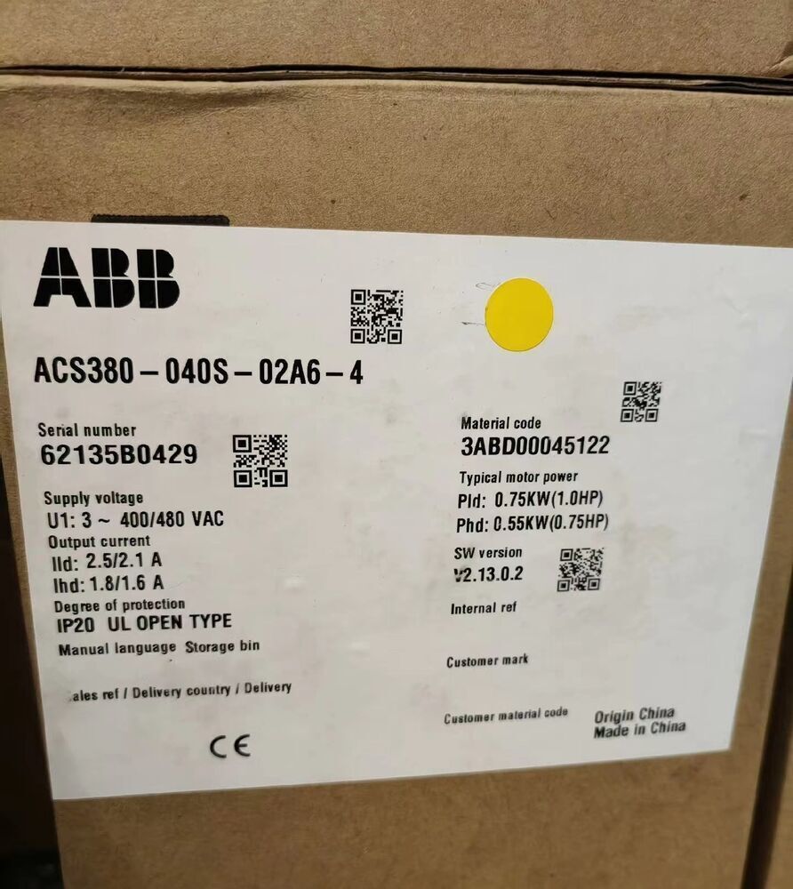 1PC New ABB ACS380-040S-02A6-4 Inverter ACS380040S02A64 Expedited Shipping