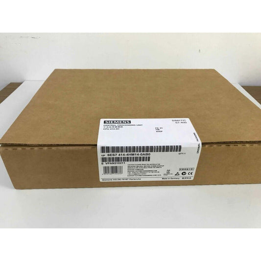 New Siemens 6ES7 414-4HM14-0AB0 6ES7414-4HM14-0AB0 SIMATIC S7-400H CPU 414H