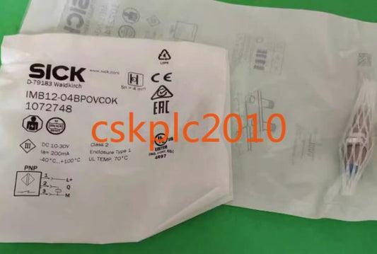 1PCS New original SICK sensor 1072748 IMB12-04BPOVC0K in stock