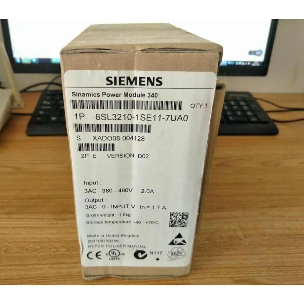 New Siemens 6SL3 210-1SE11-7UA0 6SL3210-1SE11-7UA0 converter Power Module PM340